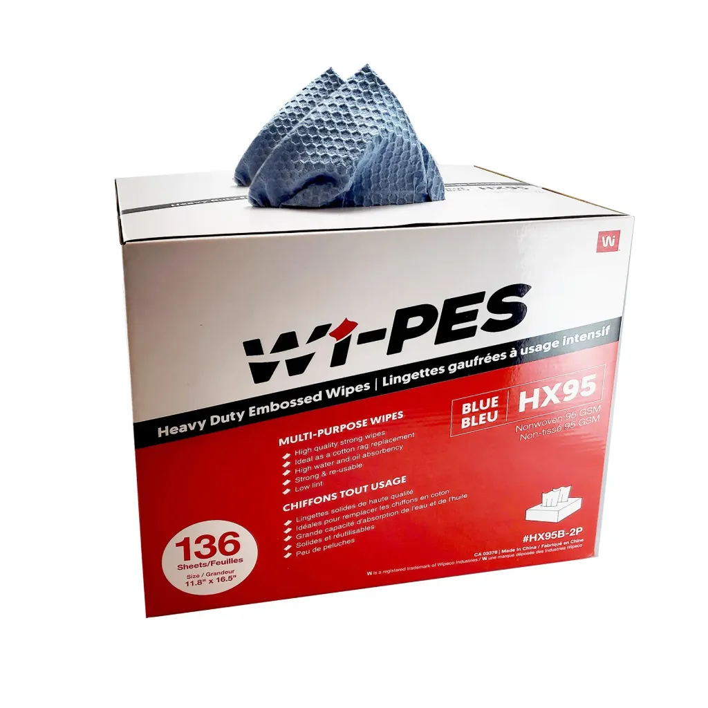 HX95 All-purpose spunlace cloths 95 GSM blue 11.8